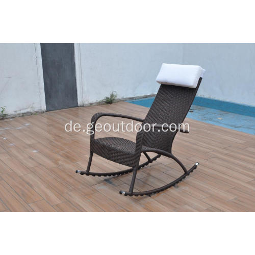 Rattan-Gartenaluminiumwippe 1pcs